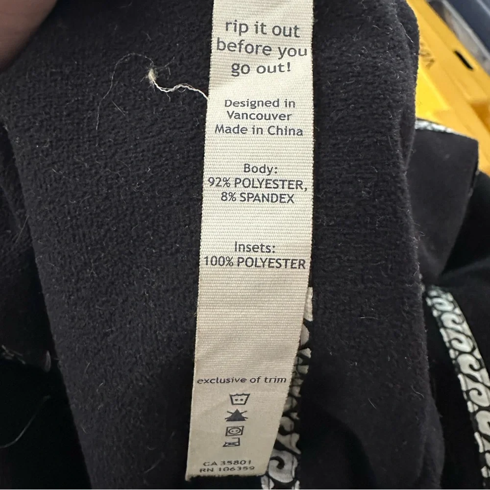 Lululemon Athletica Black Hooded trench Jacket‎